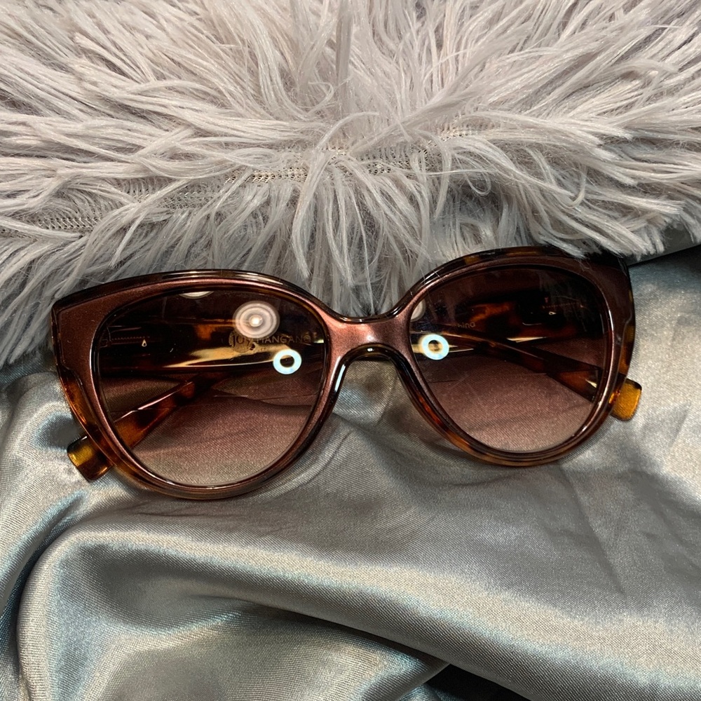 🌹Joy MANGANO OVERSIZED Sunglasses Readers + 3.50 Bifocals EUC Classic Beauty